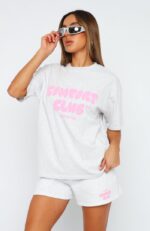 Comfort Club Lounge White Fox Shorts – Mist Vibe