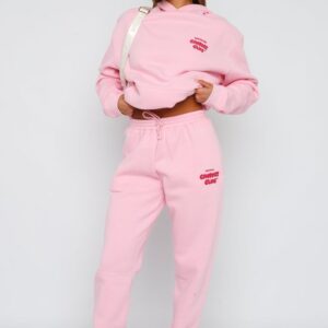 Comfort Club White Fox Sweatpants Bon Bon