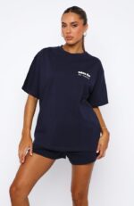 Era 8 White Fox Oversized Tee Nautical