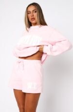 Decade Classics Varsity Lounge White Fox Shorts Posy