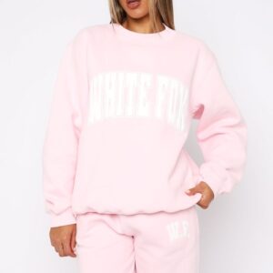 White Fox Oversized Sweater Posy