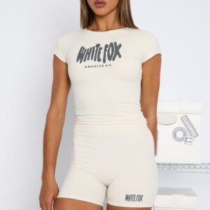 Archive 6.0 White Fox Bike Shorts Coconut