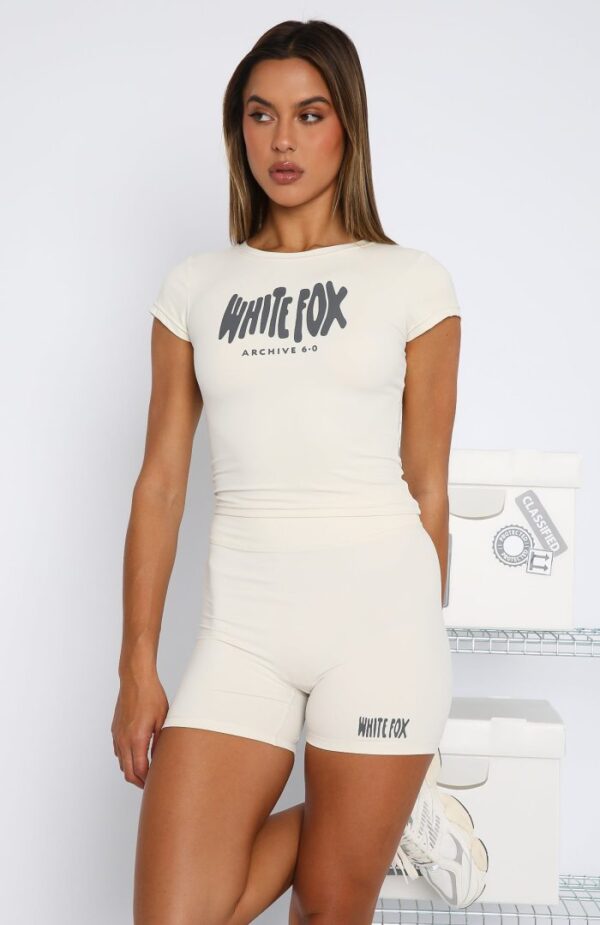 Archive 6.0 White Fox Bike Shorts Coconut