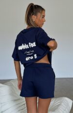 Era 8 White Fox Oversized Tee Nautical
