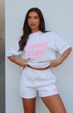 Comfort Club Lounge White Fox Shorts – Mist Vibe