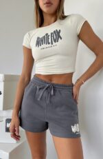 Archive 6.0 White Fox Lounge Shorts Ash