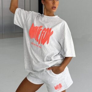 Archive 6.0 White Fox Oversized Tee Cloudburst