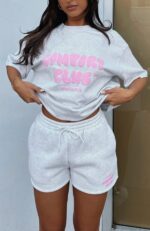 Comfort Club White Fox Oversized Tee Mist