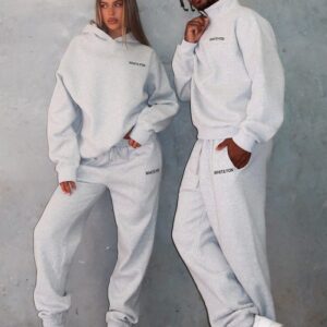 Core Classic White Fox Sweatpants Dark Grey Marle