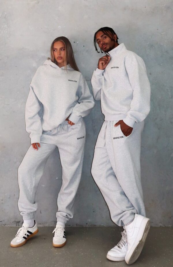 Core Classic White Fox Sweatpants Dark Grey Marle