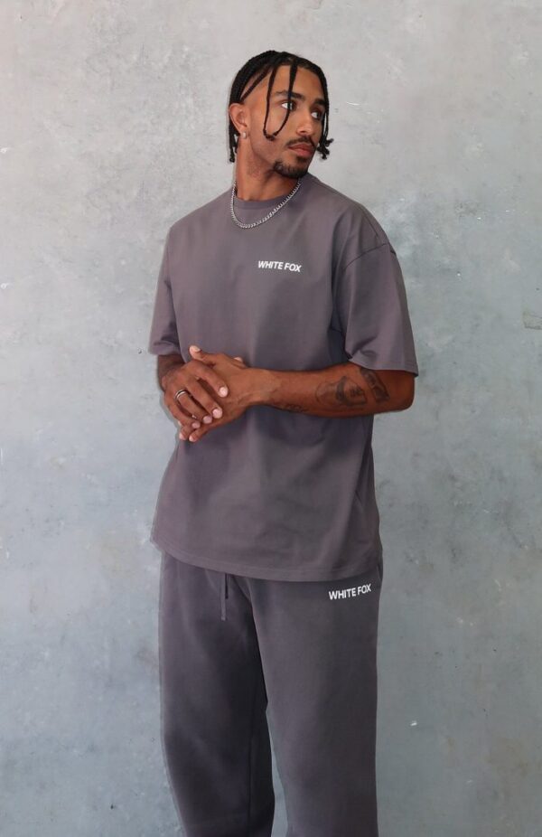 Core Classic White Fox Oversized Tee Volcanic