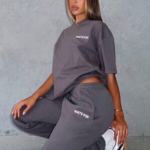 Core Classic White Fox Oversized Tee Volcanic