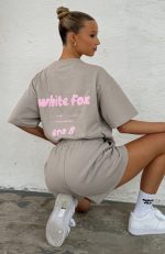 Era 8 White Fox Oversized Tee Mooncake