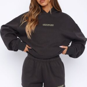 White Fox Charcoal Lounge Shorts – Take A Guess