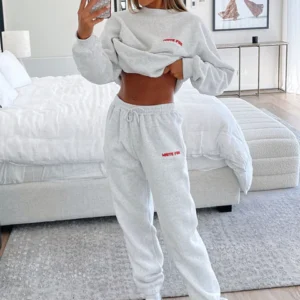 Love Club Tracksuit Grey Marle