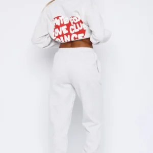 Love Club Tracksuit Grey Marle