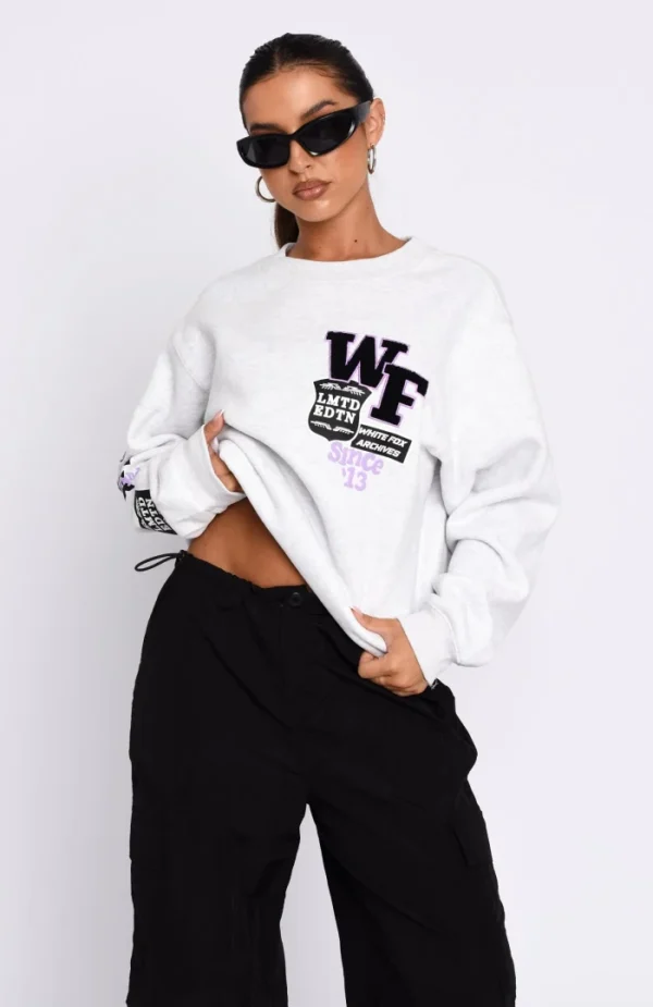 Part Of History Oversized Tracksuit Grey Marle