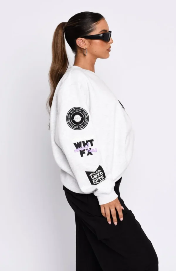 Part Of History Oversized Tracksuit Grey Marle
