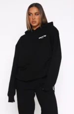 Put It On Repeat Oversized Tracksuit Black