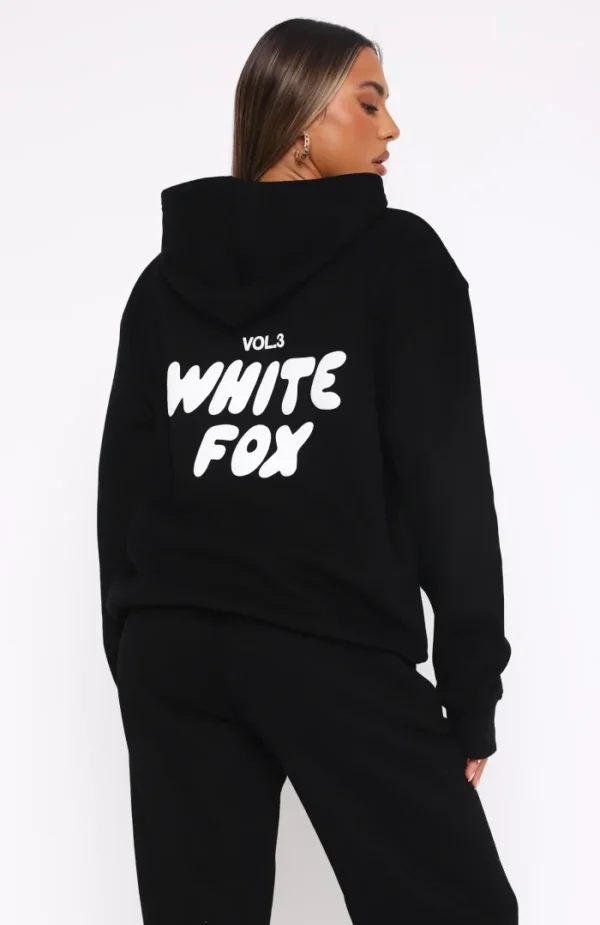 Put It On Repeat Oversized Tracksuit Black