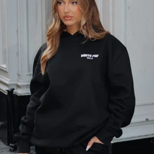 Put It On Repeat Oversized Tracksuit Black