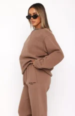Put It On Repeat Oversized Tracksuit Mocha