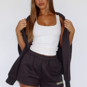 White Fox Charcoal Lounge Shorts – Take A Guess